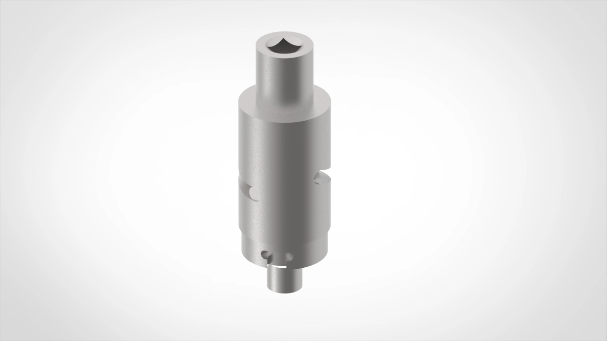 Geometría 3D para el cálculo FEM de útiles para el modelo Grundy. Imagen realizada por Atreydes Ingeniería