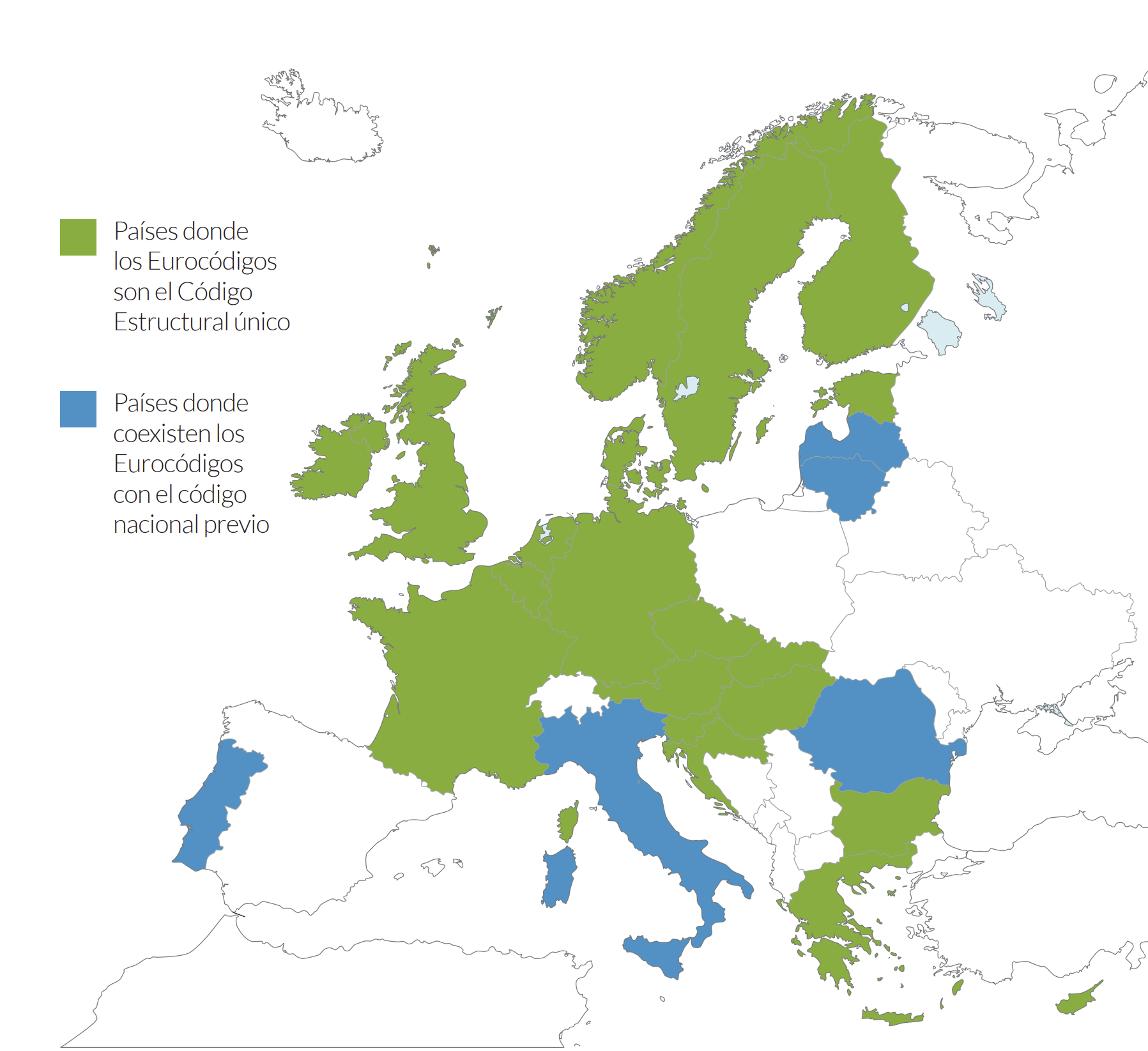Eurocódigo mapa
